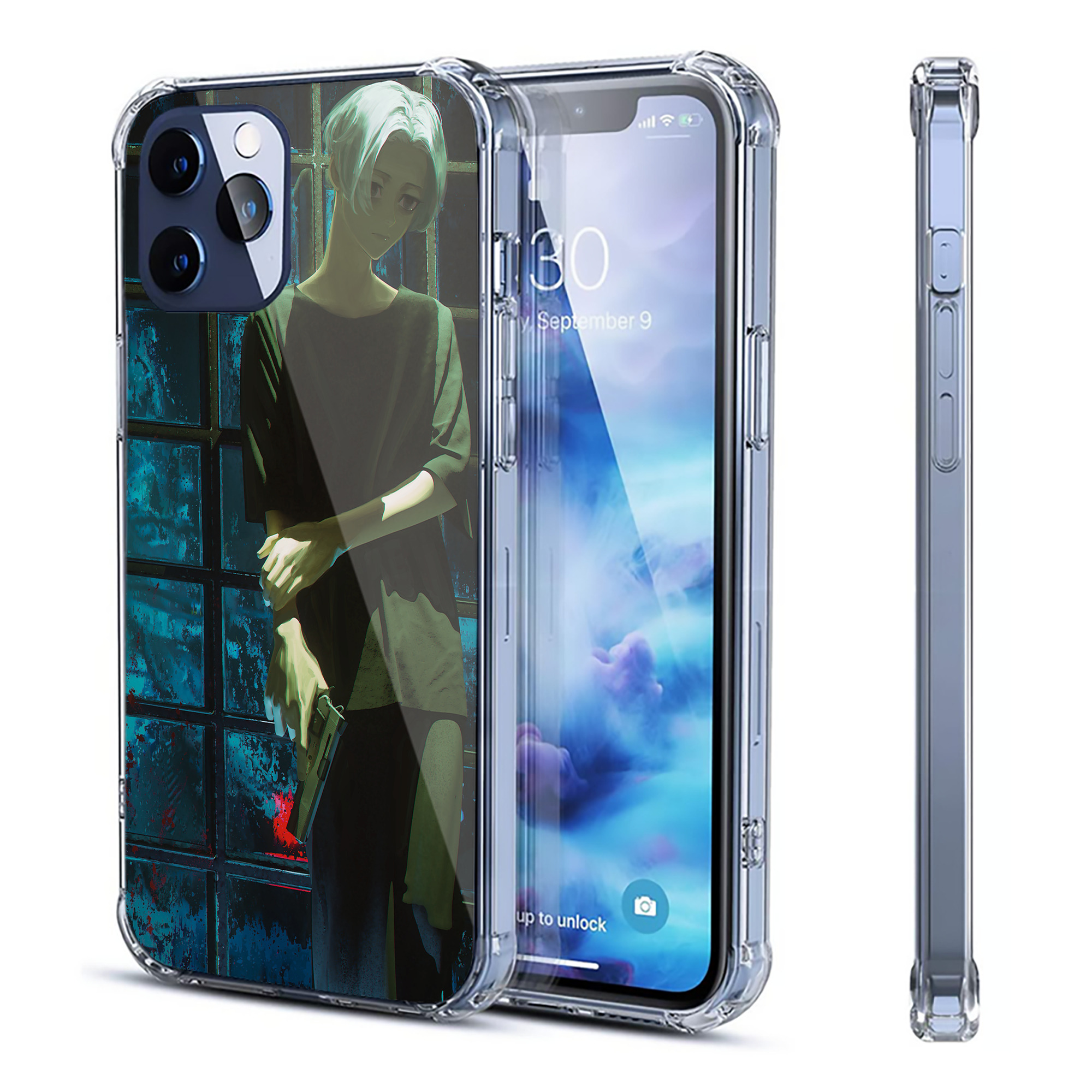 （画像用） 東京リベンジャーズ Tokyo Revengers 【iPhone 12シリーズ対応】透明スマホケース（クリアソフトケース）
